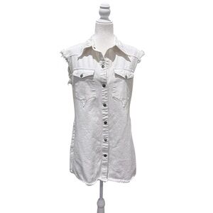 Sleeveless Denim Dress